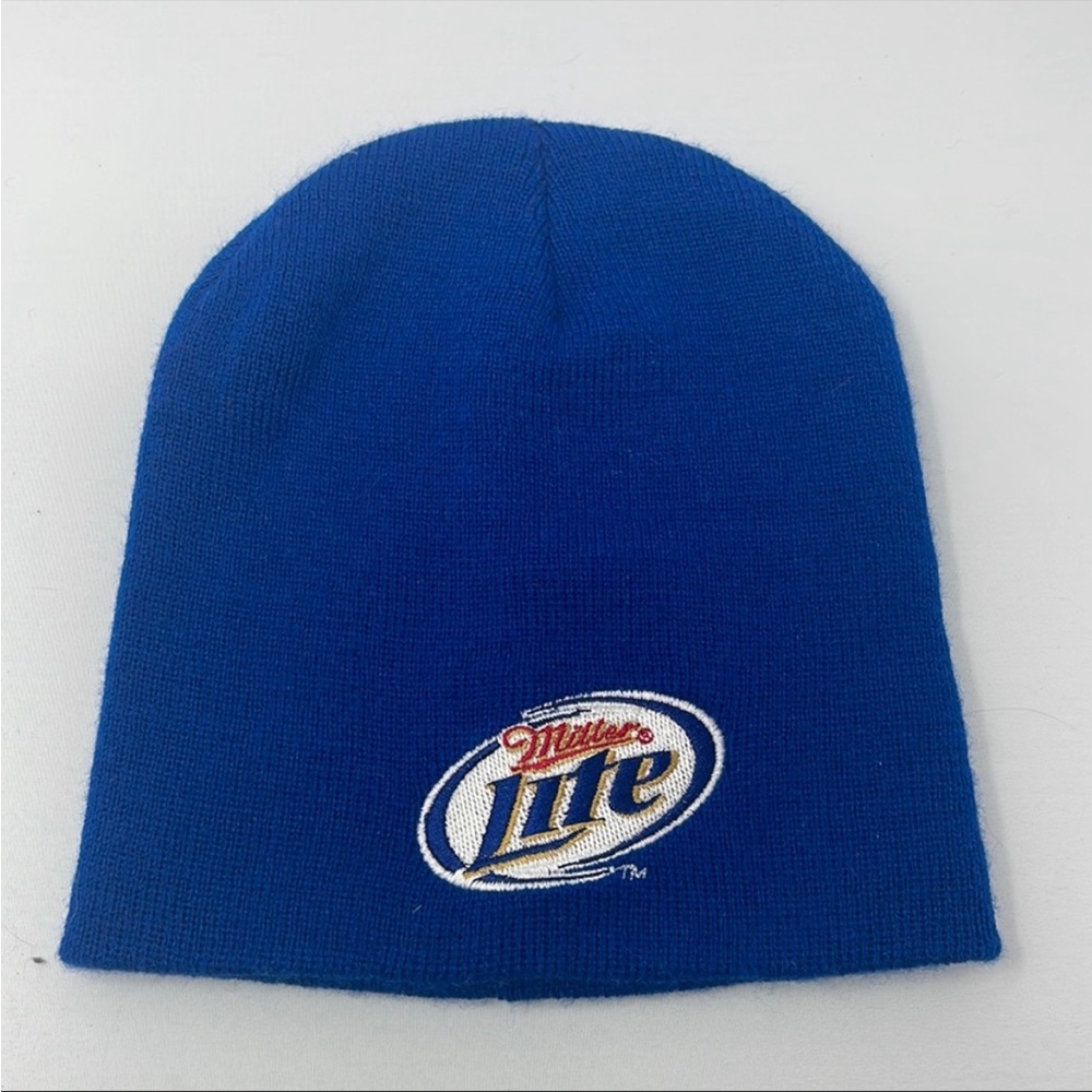 Miller Lite Royal Blue Beanie NWOT
